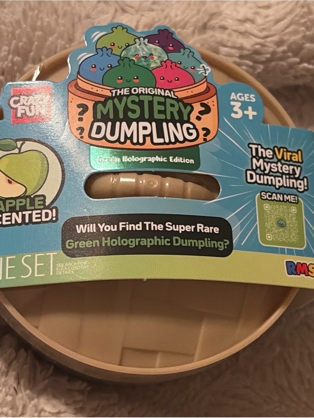 RMS Beauty Mystery Dumpling Toy Set - blue, green, pink, red, tan